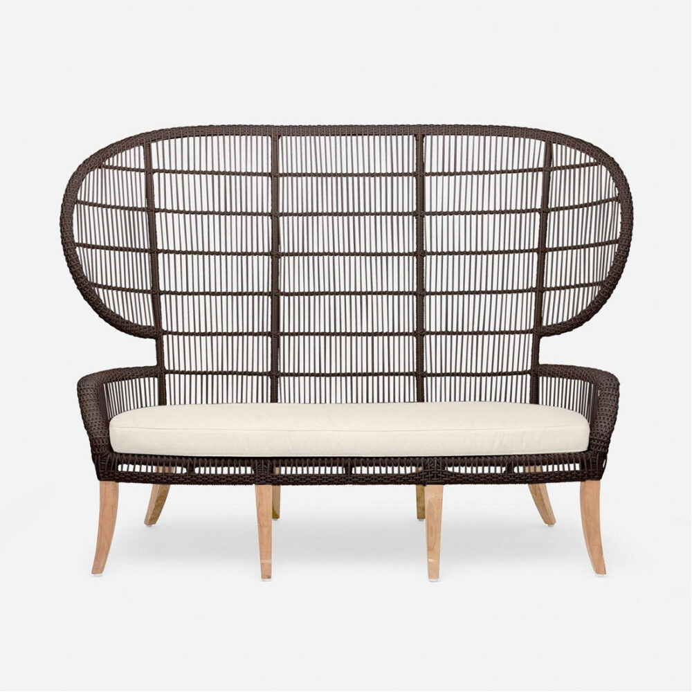 Kangar Synthetic Rattan Wicker Outdoor Sofa