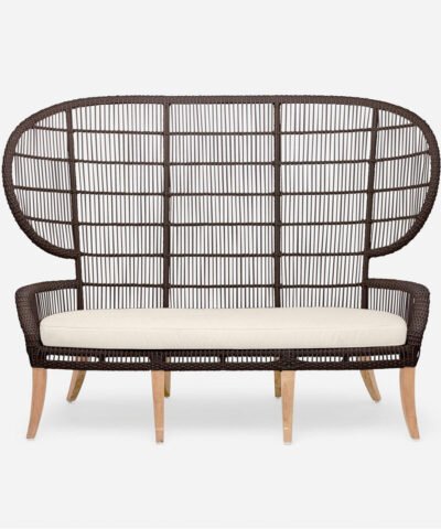 Kangar Synthetic Rattan Wicker Outdoor Sofa