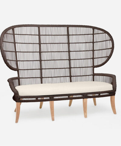 Kangar Synthetic Rattan Wicker Outdoor Sofa