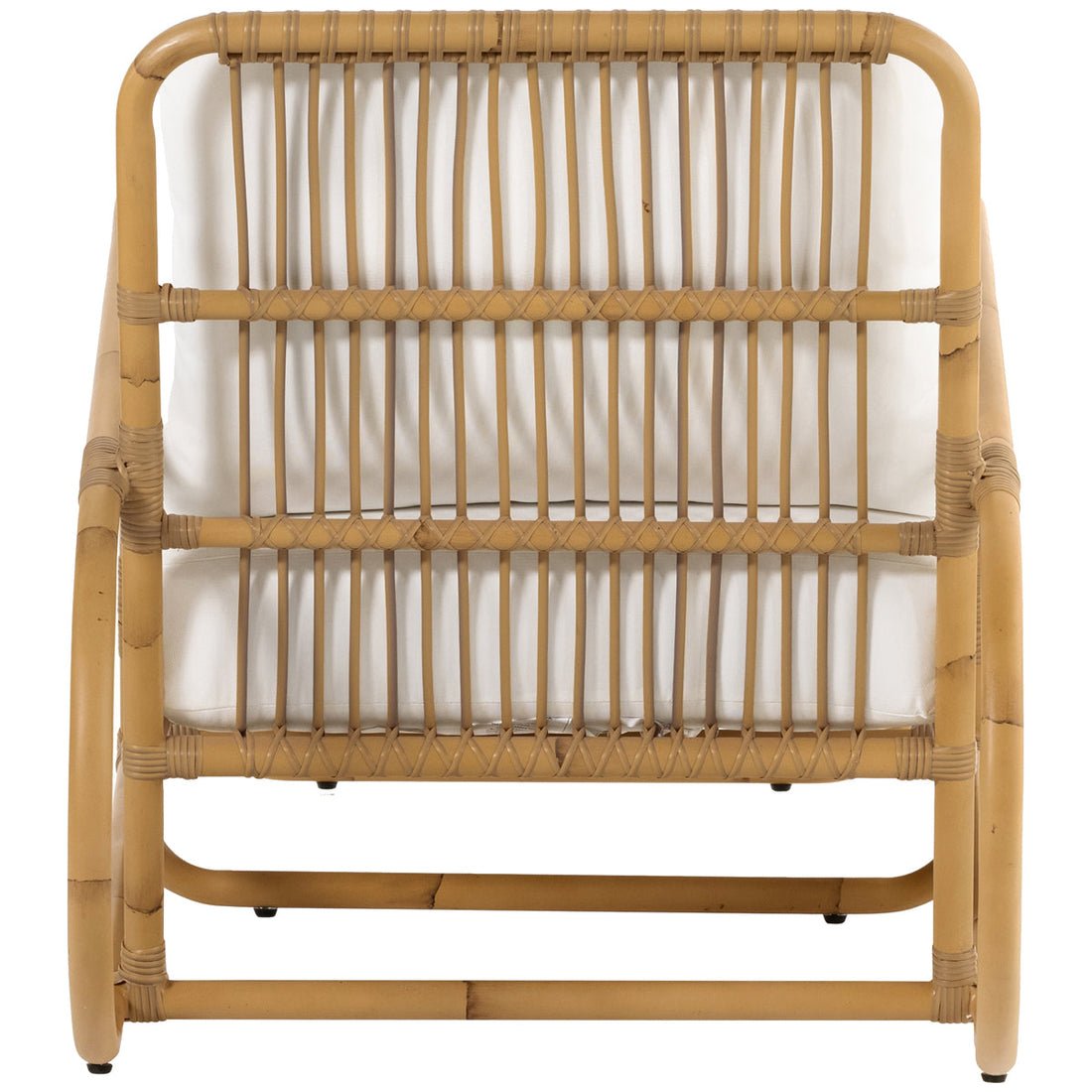 nania-kogo 2 Alor Setar Natural Rattan Outdoor Long Lounger Chair