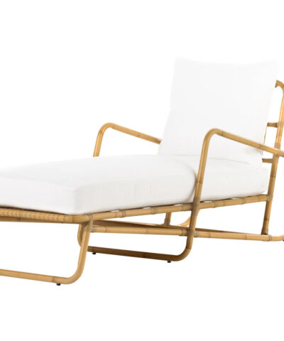 Alor Setar Natural Rattan Outdoor Long Lounger Chair