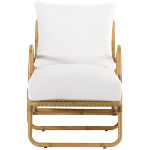 Alor Setar Natural Rattan Outdoor Long Lounger Chair