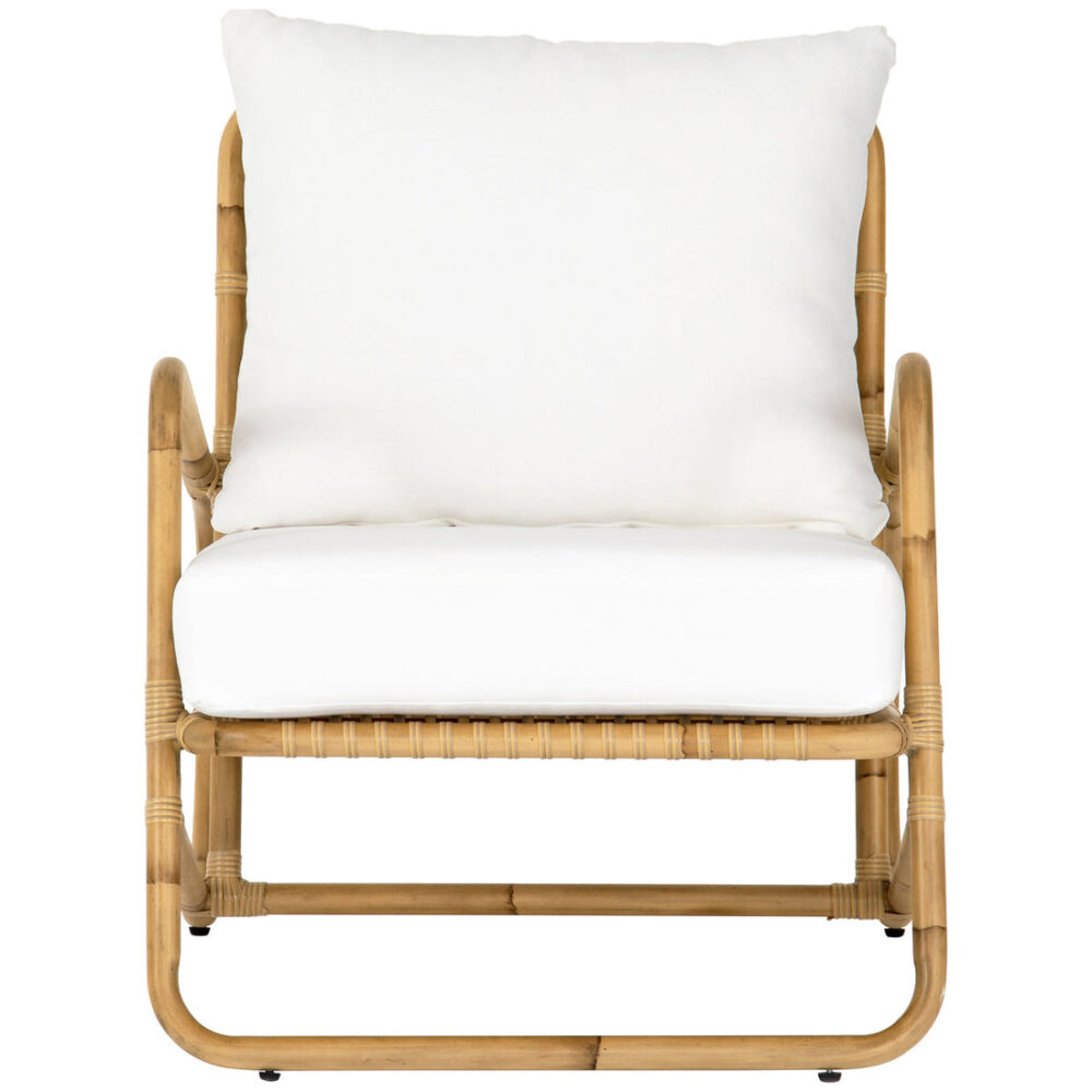 Seremban Natural Rattan Outdoor Short Lounger Chair