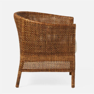 Kuala Lumpur Wide Rattan Lounge Chair With Cushion