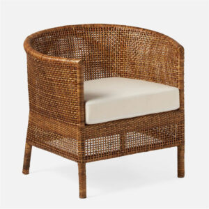 Kuala Lumpur Wide Rattan Lounge Chair With Cushion