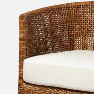 Kuala Lumpur Wide Rattan Lounge Chair With Cushion