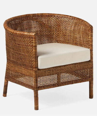 Kuala Lumpur Wide Rattan Lounge Chair With Cushion