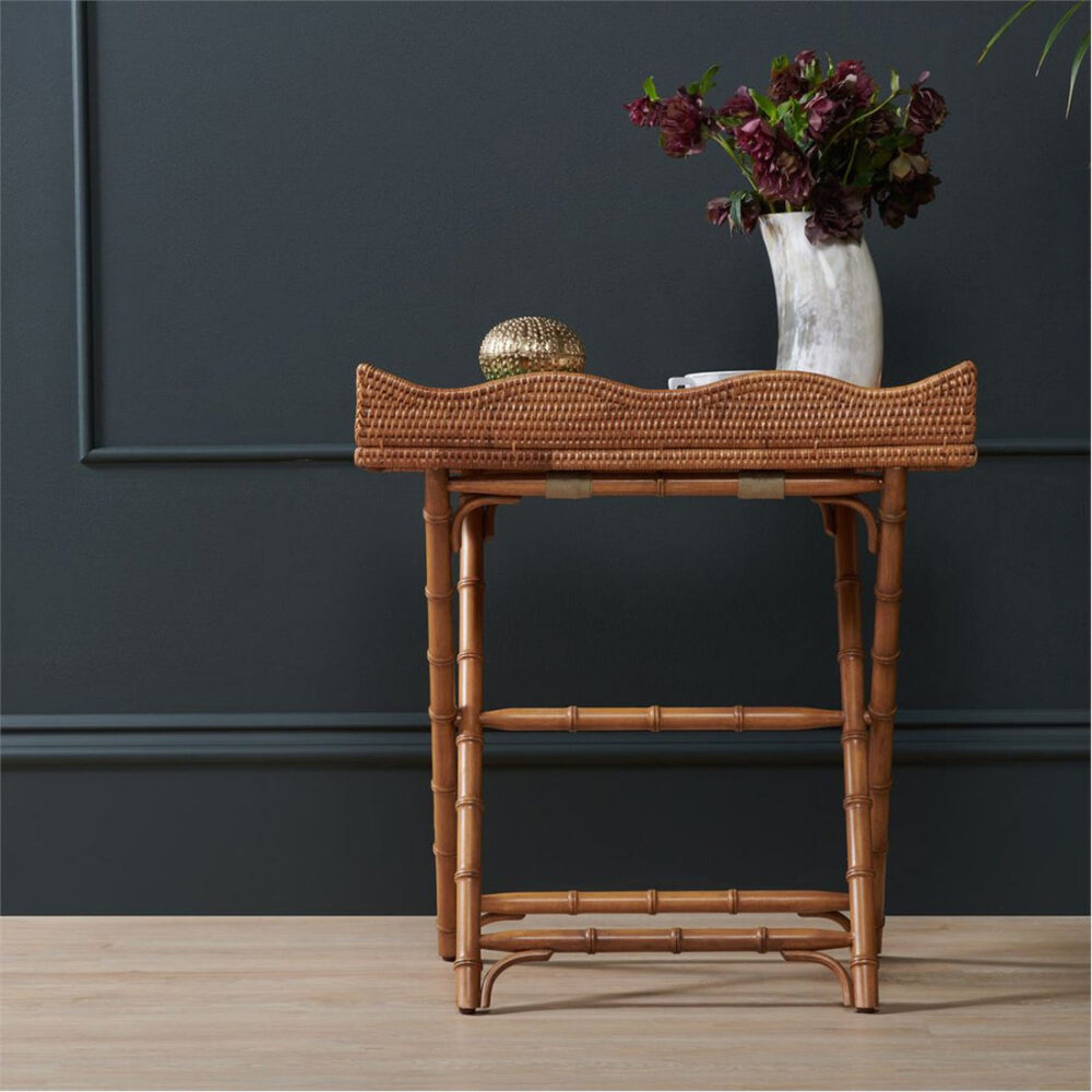 Johor Bahru Rattan Tray Side Table Natural