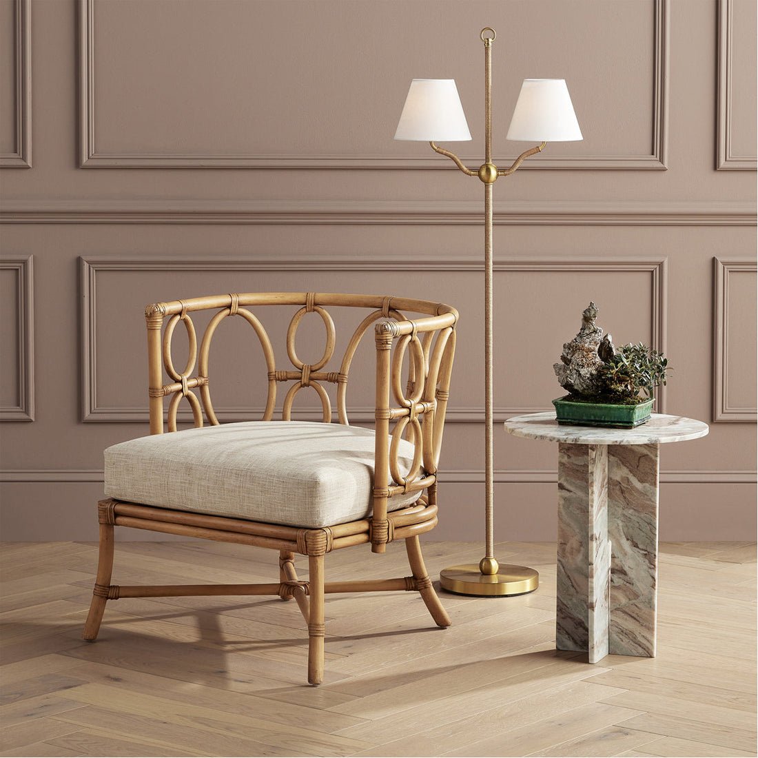 nania-kogv 5 Kluang Natural Rattan Wicker Relax Armchair