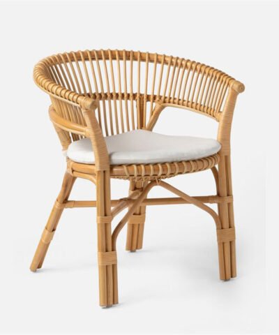 George Rattan Bamboo Dining Chair Natural