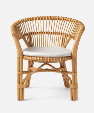 George Rattan Bamboo Dining Chair Natural