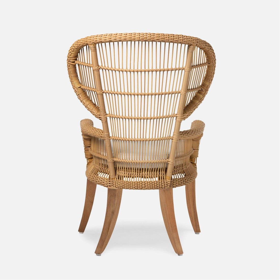 nania-kogz 3 Labuan Rattan Wicker Outdoor Dining Chair With Cushion