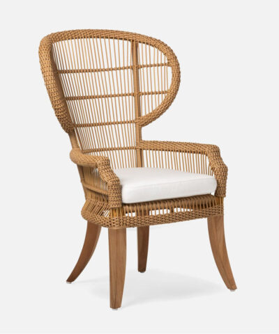 Labuan Rattan Wicker Outdoor Dining Chair With Cushion