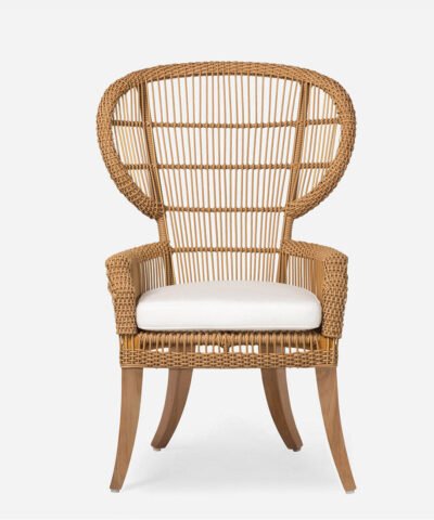 Labuan Rattan Wicker Outdoor Dining Chair With Cushion