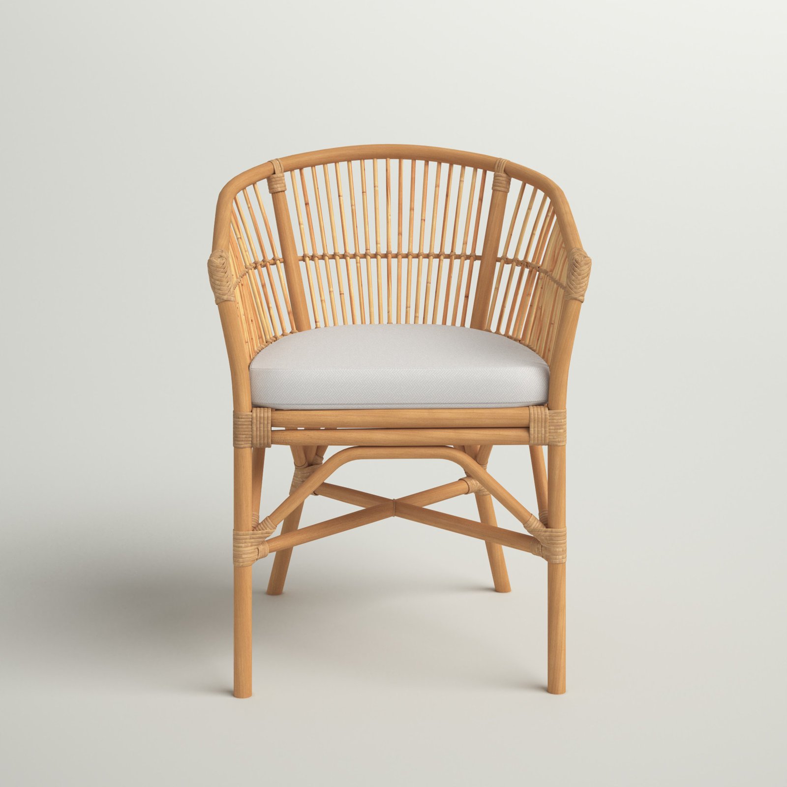 Whanganui Natural Teak Barrel Chair