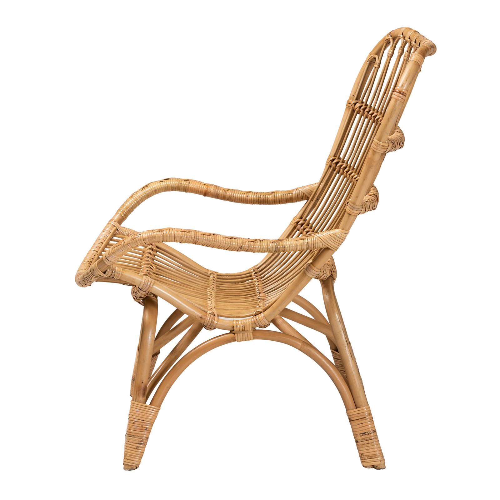 nania-kohj 3 Taupo Modern Rattan Armchair leg Rattan