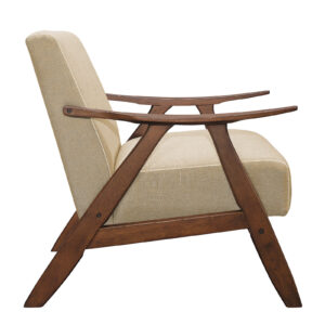 Pukekohe Teak Lounge Armchair with Thick Cushion