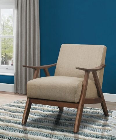 Pukekohe Teak Lounge Armchair with Thick Cushion