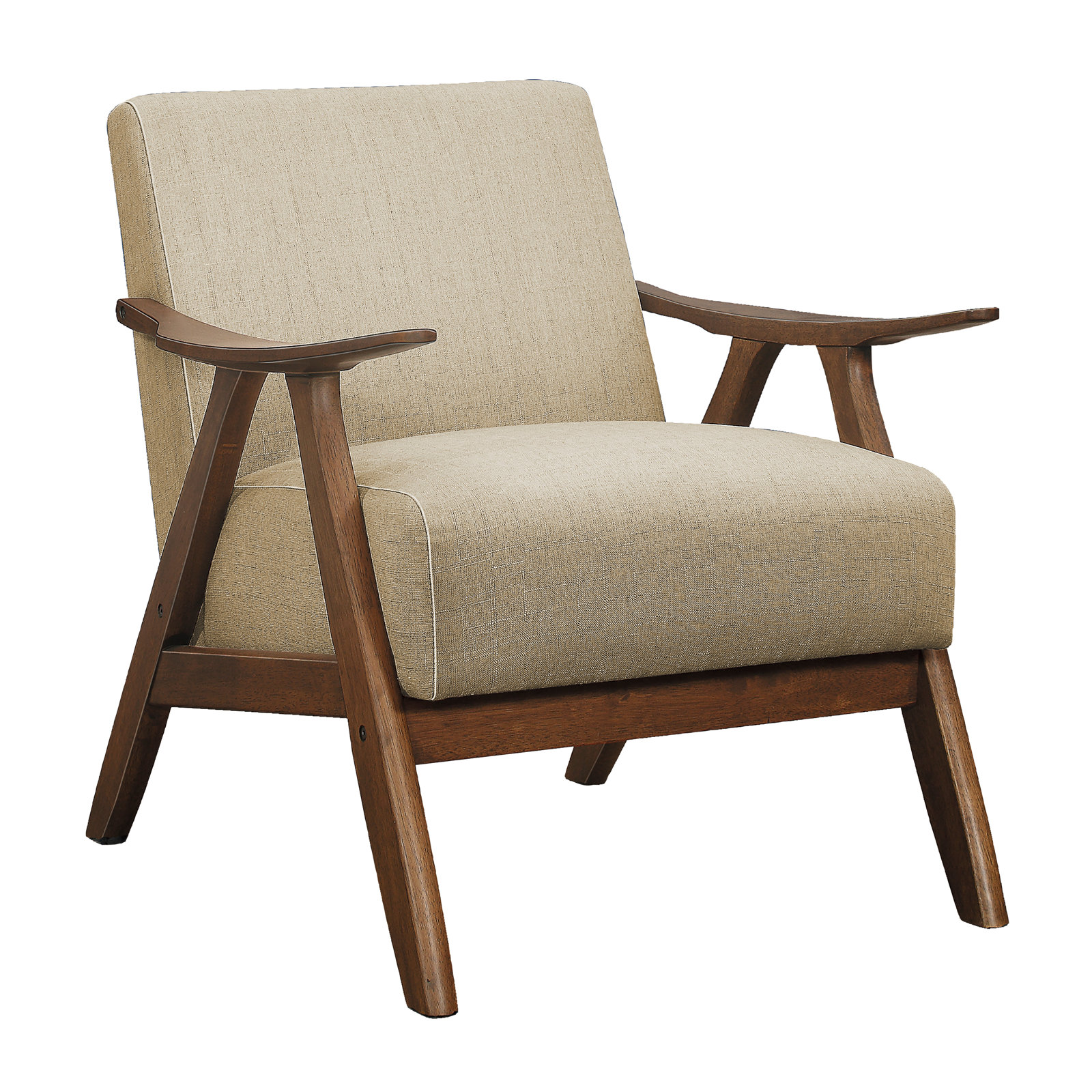 Pukekohe Teak Lounge Armchair with Thick Cushion