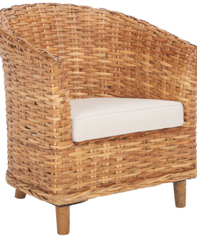 Awamutu Full Rattan Barrel Chair Natural