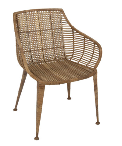 Feilding Natural Rattan Upholstered Armchair