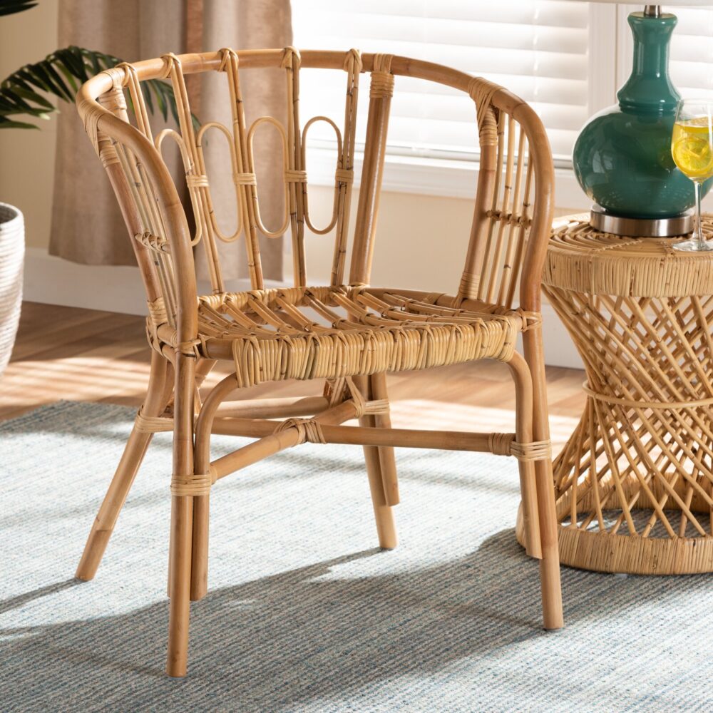 Cambridge Rattan Barrel Chair Outdoor Natural