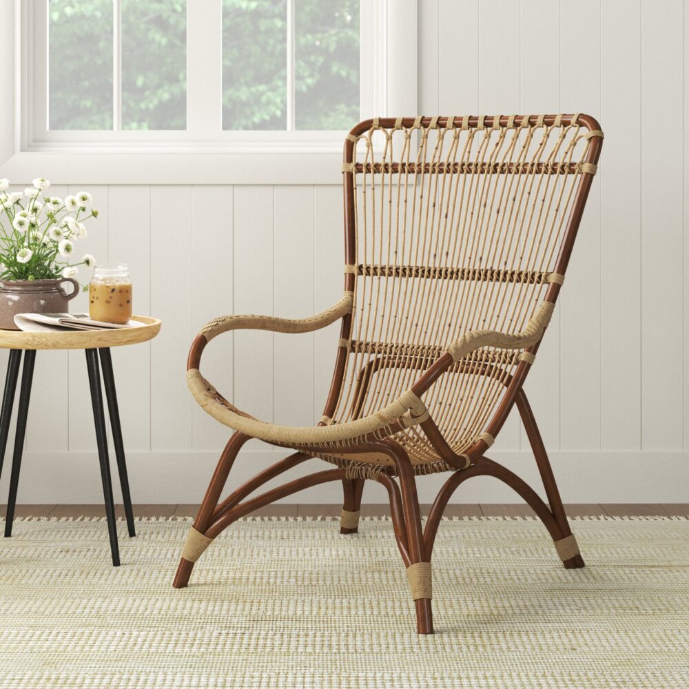 Rotorua High-back Rattan Accent Chair