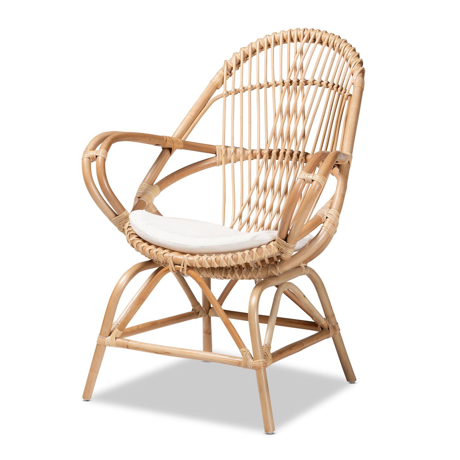 Whangarei Rattan Armchair Star Natural