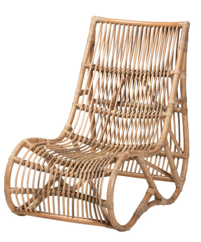 Dunedin Natural Rattan Accent Lounger Chair