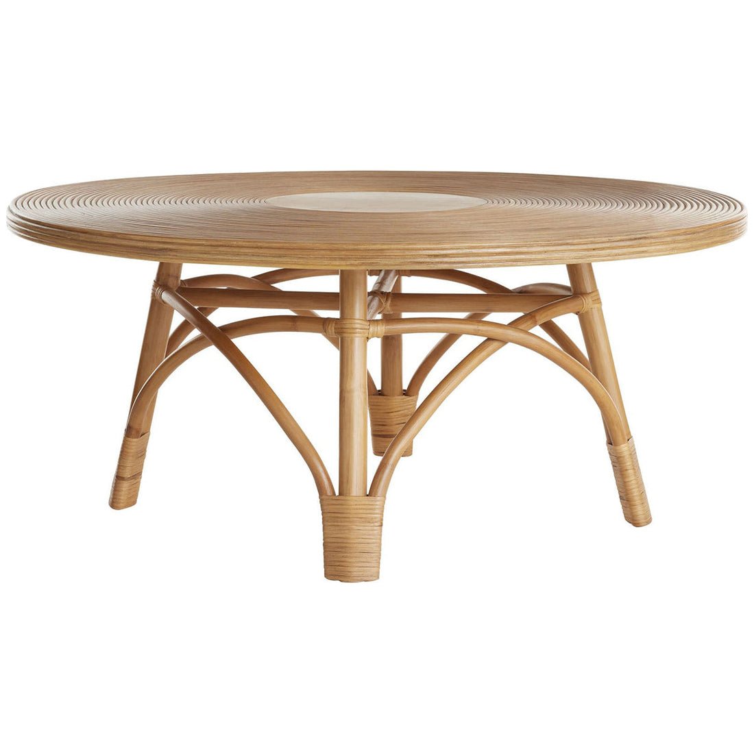 nania-kohw 2 Wellington Natural Round Rattan Wicker Coffee Table