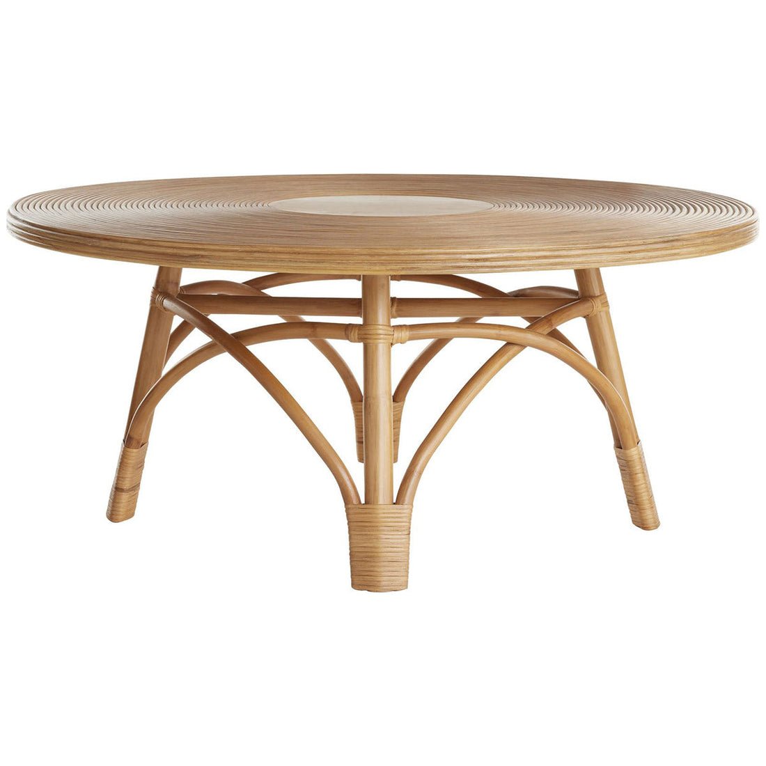 nania-kohw 3 Wellington Natural Round Rattan Wicker Coffee Table