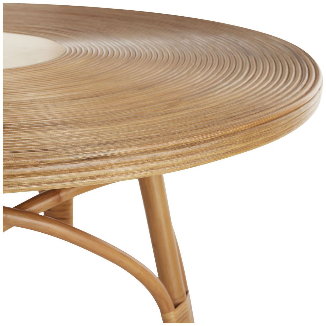 nania-kohw 4 Wellington Natural Round Rattan Wicker Coffee Table