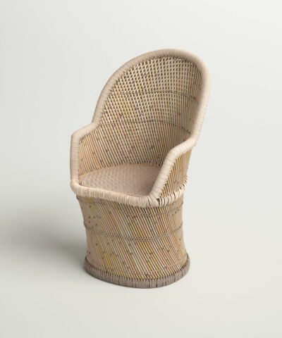 Gisborne Full Rattan Barrel Chair Natural