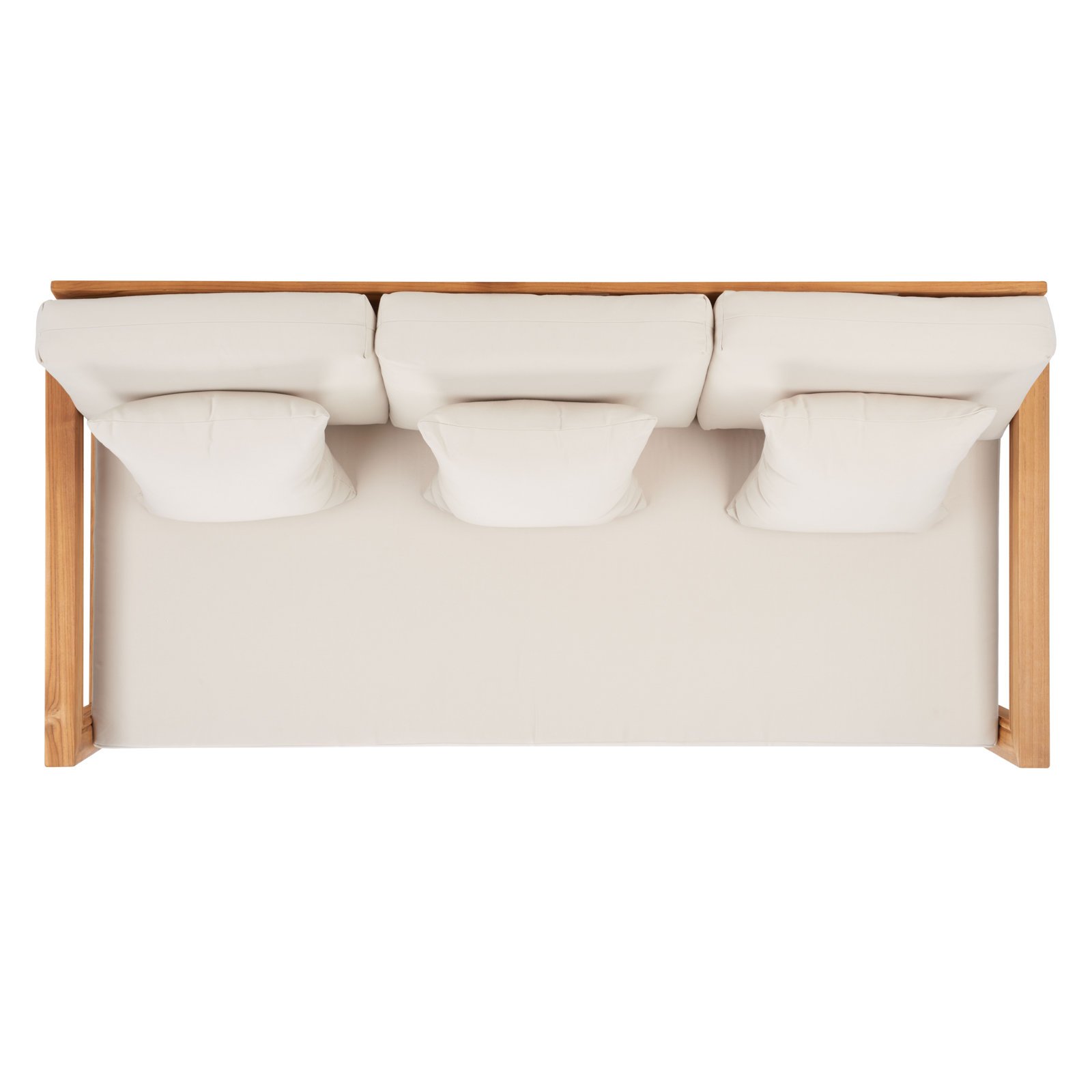 nania-kojd 5 Al Kharj Teak Outdoor Patio Sofa 3 Seater