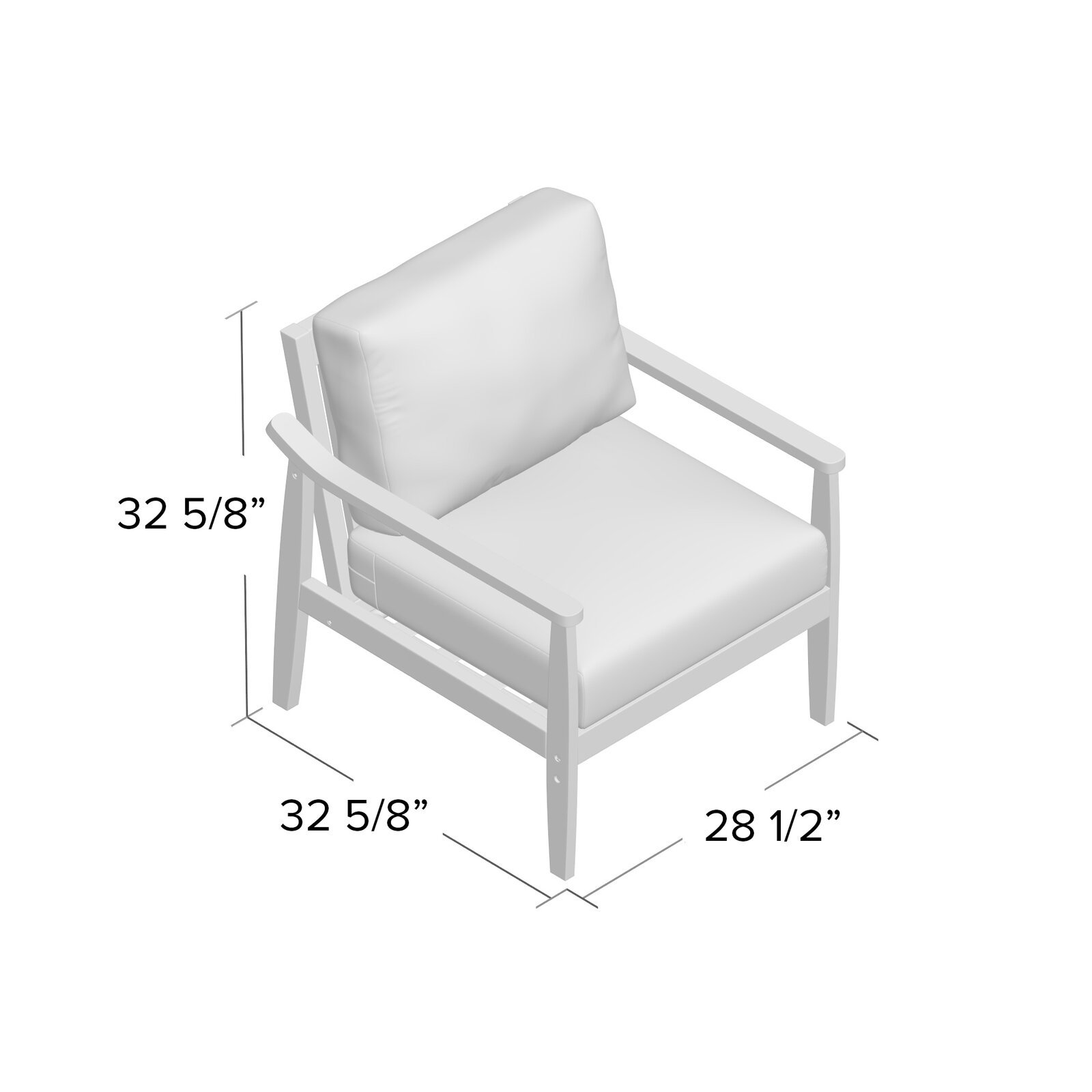 nania-kojj 5 Jizan Teak Natural Lounger Chair with Cushions