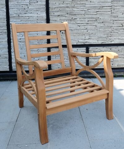 Ras Tanura Teak Patio Garden Chair with Cushions