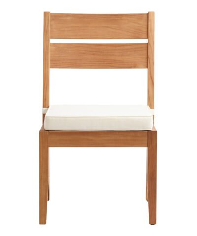 Downtown Core Outdoor Solid Teak Patio Sofa with Cushions