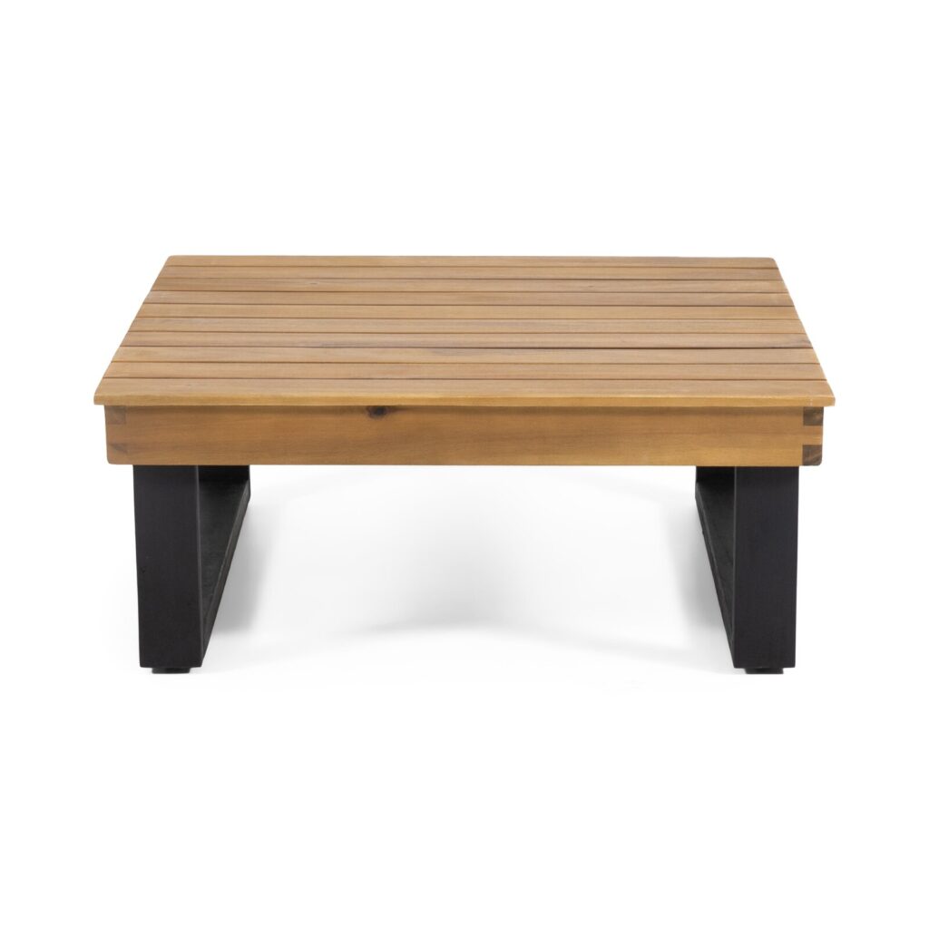 Al Ahsa Outdoor Teak Coffee Table People