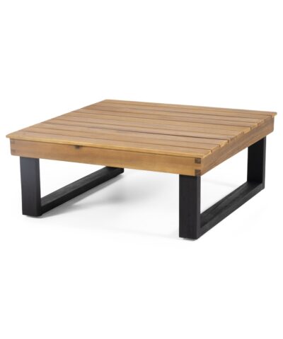 Al Ahsa Outdoor Teak Coffee Table People