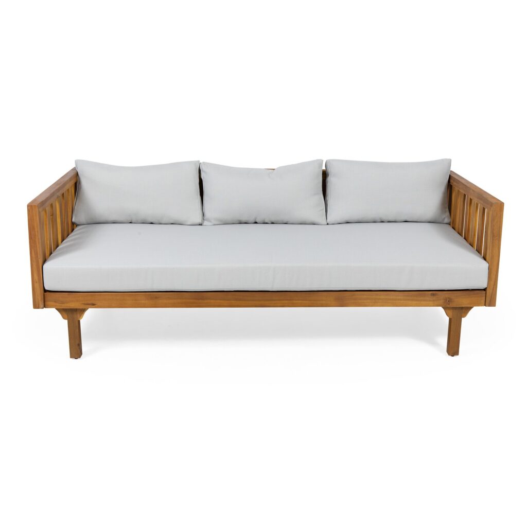 Tabuk Natural Outdoor Patio Sofa 3 Seater