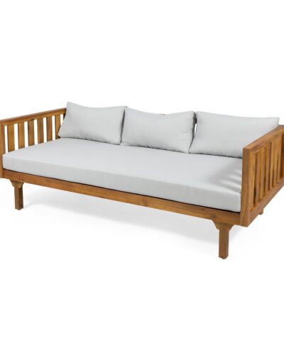 Tabuk Natural Outdoor Patio Sofa 3 Seater