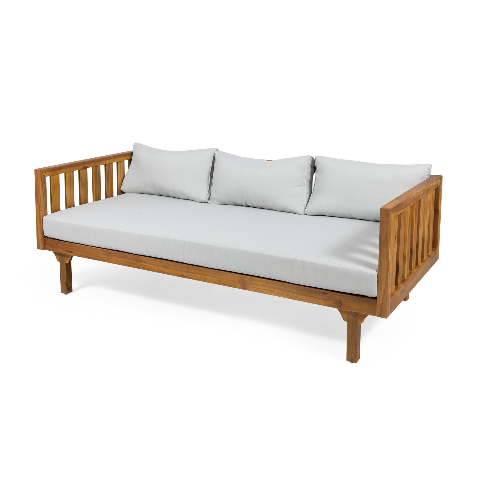 Tabuk Natural Outdoor Patio Sofa 3 Seater