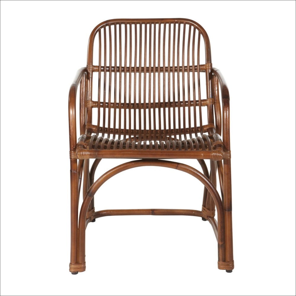 Jeddah Brown Melamine Wide Armchair Rottan