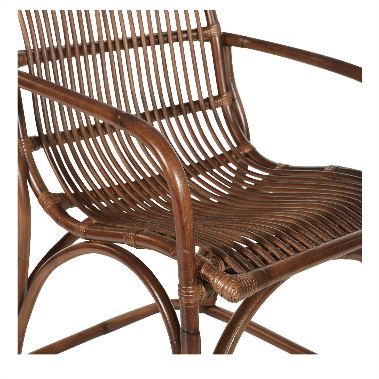 nania-kojw 3 Jeddah Brown Melamine Wide Armchair Rottan