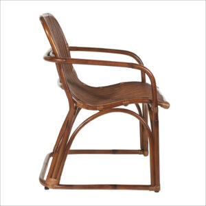 Jeddah Brown Melamine Wide Armchair Rottan