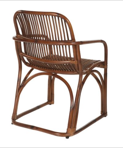 Jeddah Brown Melamine Wide Armchair Rottan