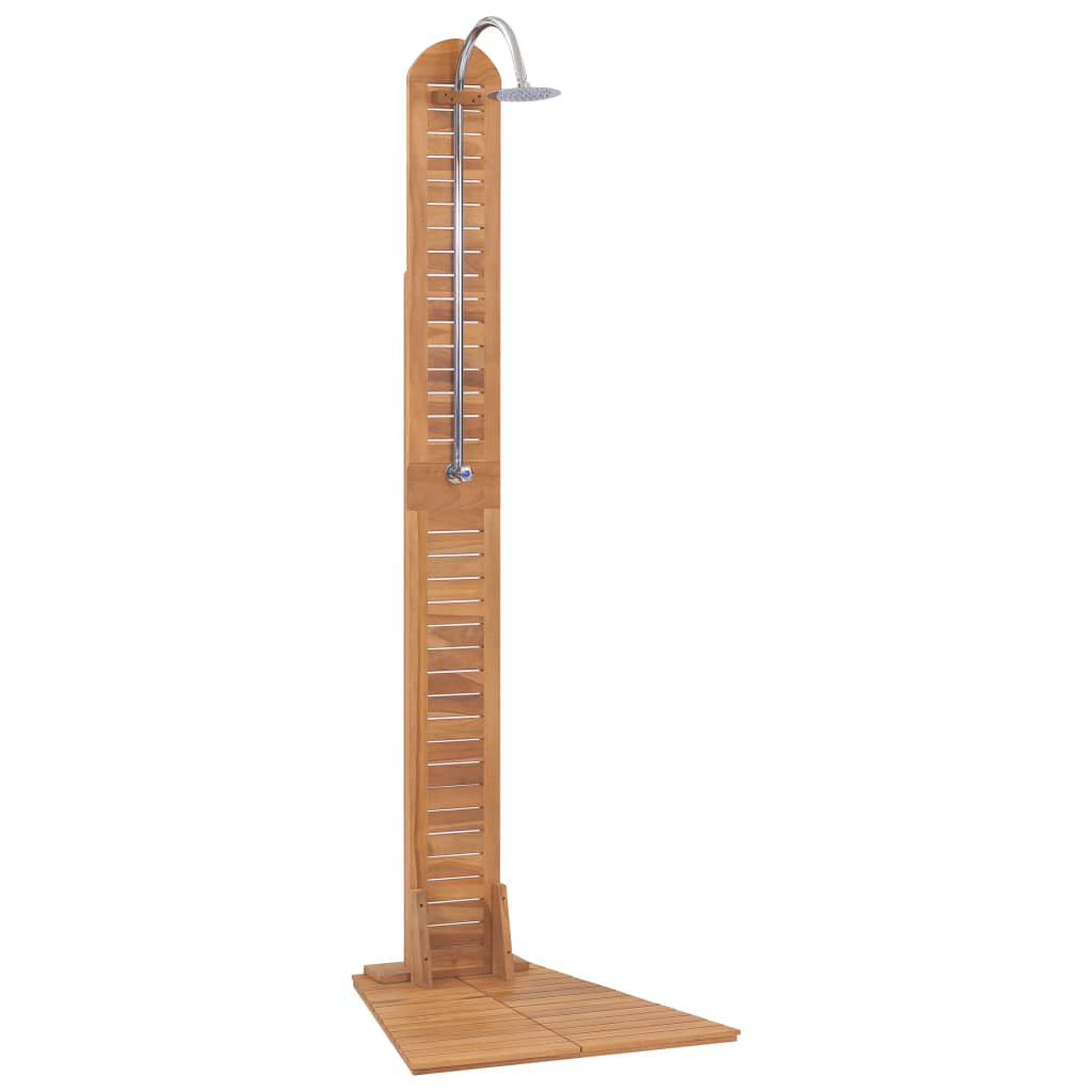 Dhahran Garden Shower Solid Teak Natural