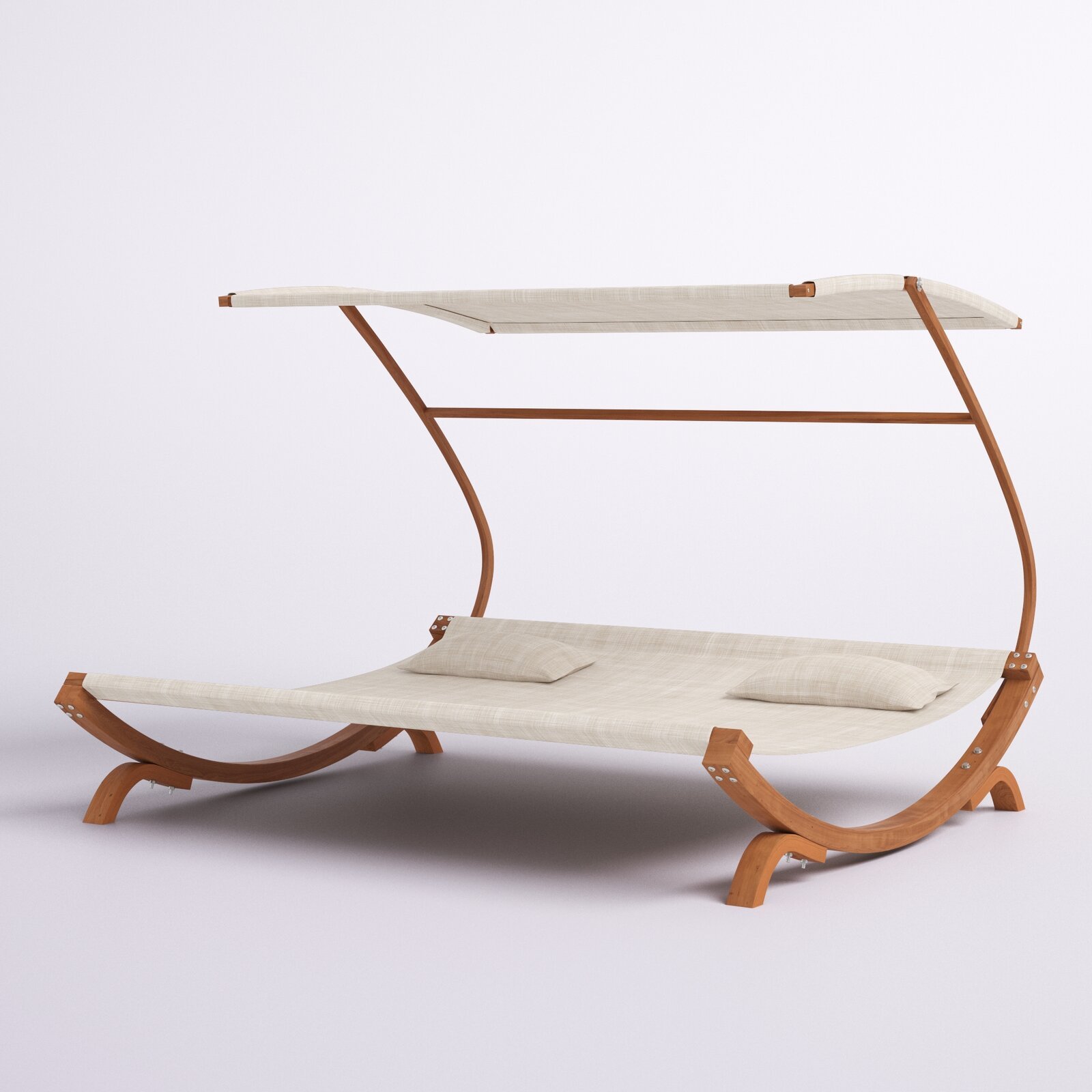 nania-kojz 3 Al Khobar Teak Roofed Lounge Chair