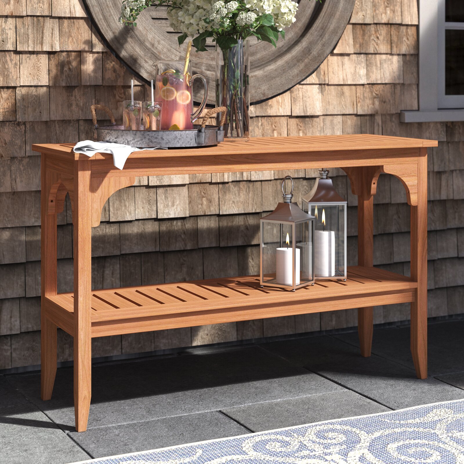 nania-kokb 4 Ghantoot Teak Outdoor Buffet And Console Table