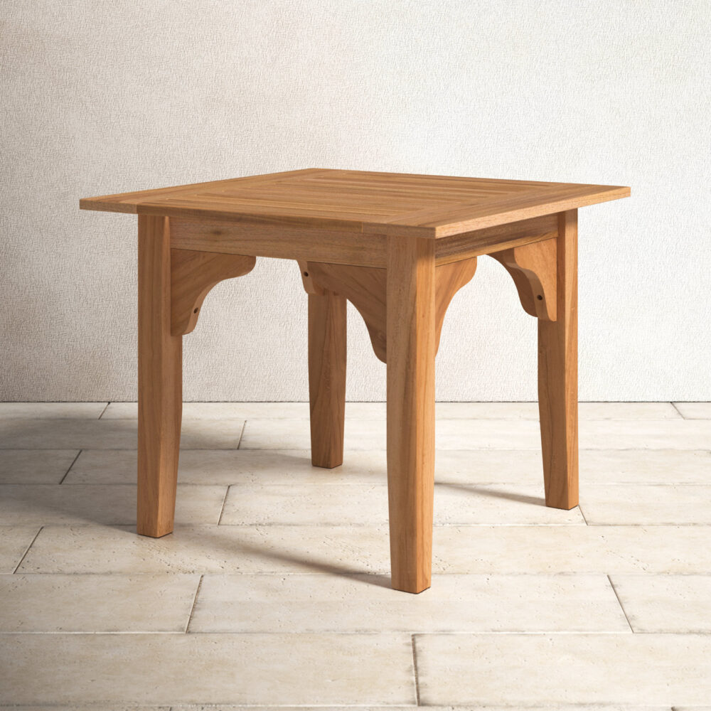 Ruwais Teak Outdoor Side Table Natural